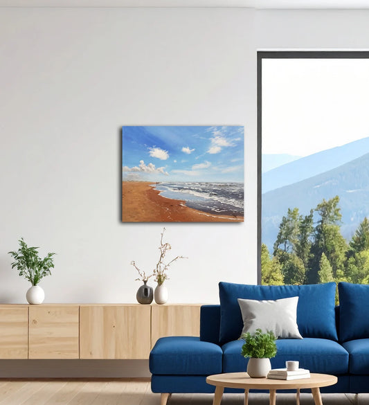 Nordsee von Britta Kröger an der Wand – Original-Acrylgemälde, 60x80 cm, nordische Landschaftsmalerei, signiertes Unikat | Kunst-Direkt.de