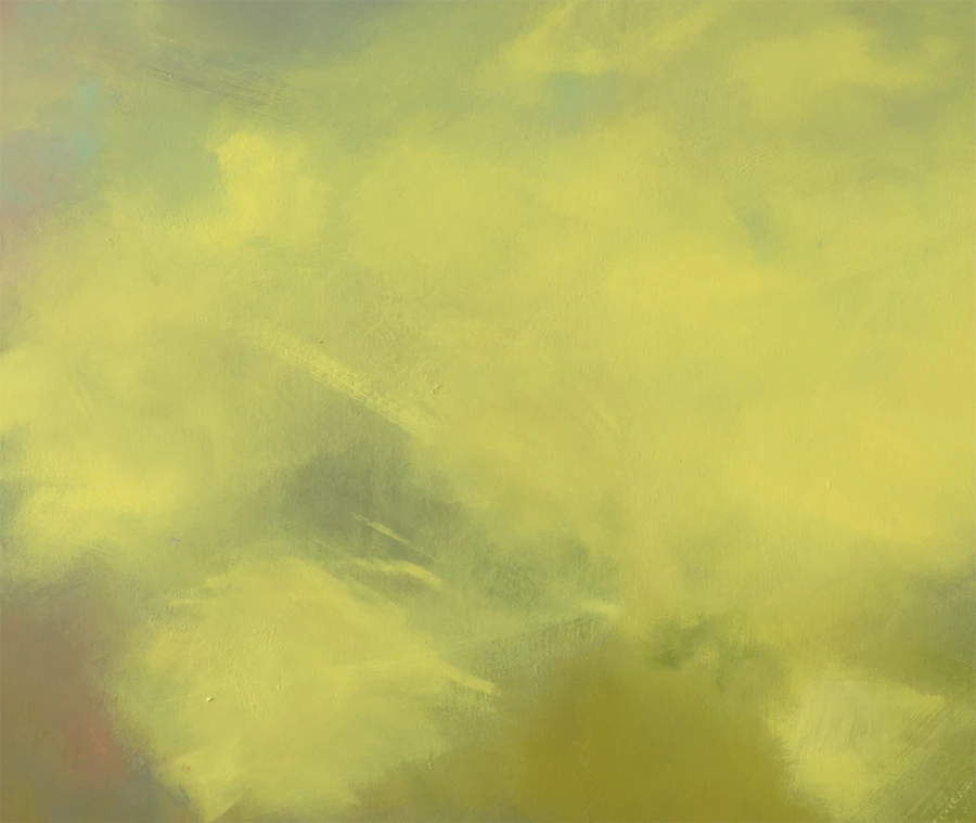 acrylgemälde, abstraktes und lichtvoll, gelb leuchtend, details struktur, 120 x 160 cm, Marion Schmidtke, Kunst-Direkt.de