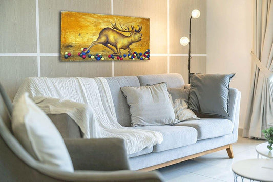 Couchconformgelb - Kunst-Direkt