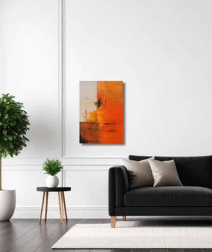 Abendtörn von Roger Ziereisen an der Wand – Abstraktes Seestück, 70x50 cm, Öl auf Leinwand | Kunst-Direkt.de
