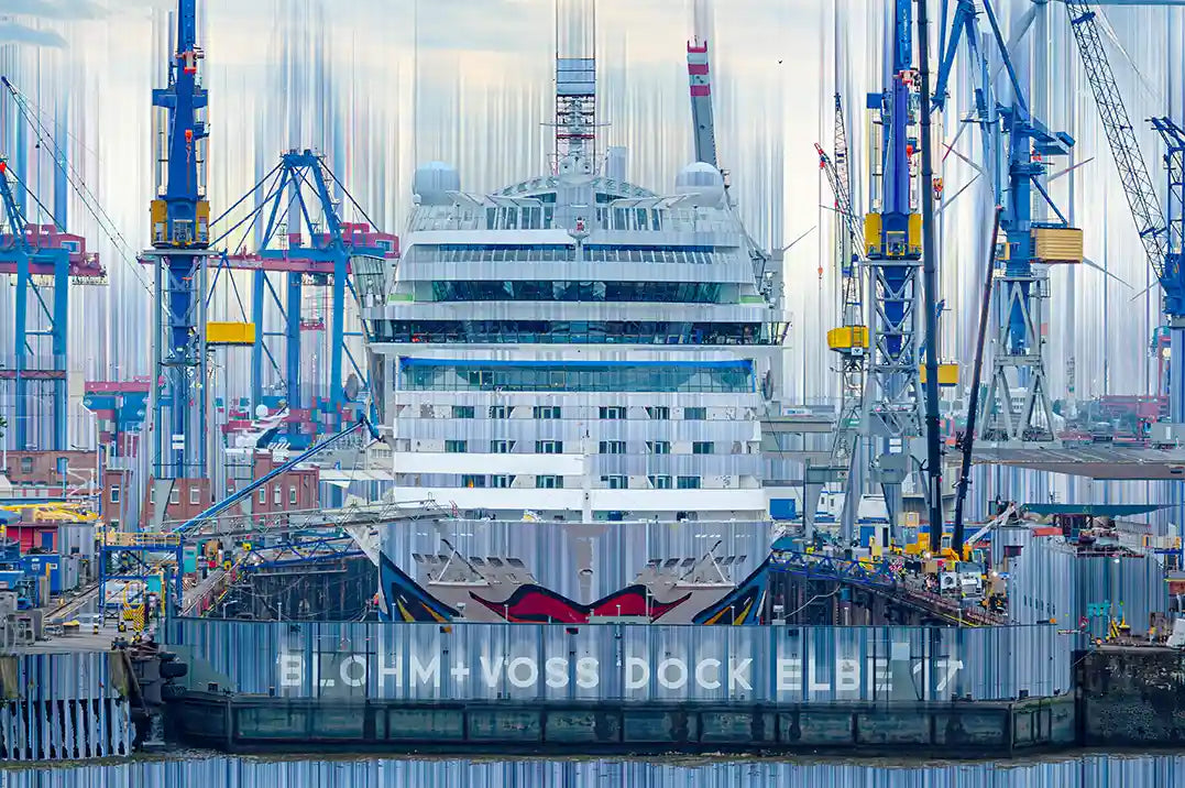 Cruise ship on dry dock no. 2