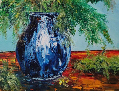 Detailaufnahme Mohnblüte – Plastische Präsenz der Mohnblüten, pastose Öltechnik, Roger Ziereisen | Kunst-Direkt.de
