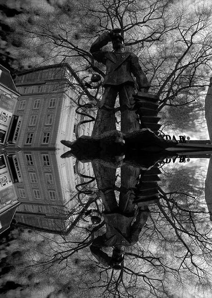 Baumskulptur - Naturfotografie - Kunstdruck auf Leinwand