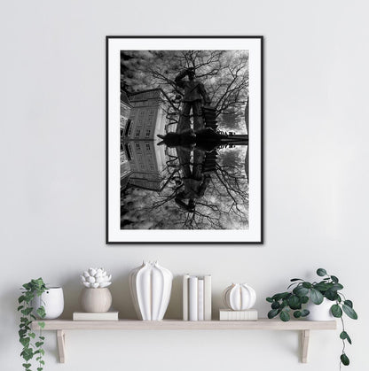 Baumskulptur - Naturfotografie - Kunstdruck auf Leinwand, an wand hängend